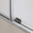 Frameless Single Sliding Shower Doors, 56-60" Width x 62" Height with 5/16"(8mm) Clear Tempered Glass and Explosion-Proof Film-48476674