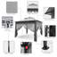 Garden Folding Gazebo, Heavy Duty Tent Pop Up Canopy, Waterproof Upf 50+, For Party-128064588