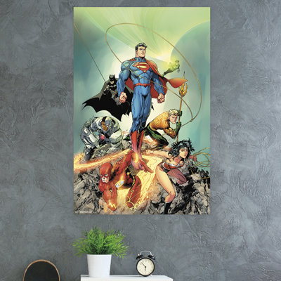 « dc justice league- », impression sur papier