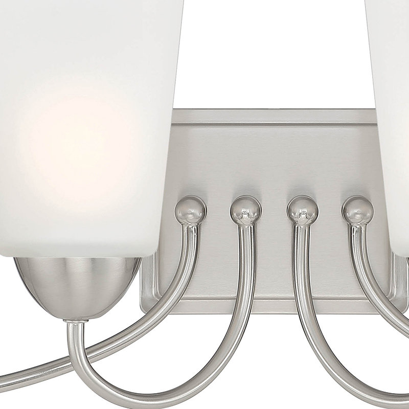 Berben 4 - Light Dimmable Vanity Light, Brushed Nickel