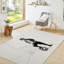 Tapis chic de type mince non tissé avec motif géométrique à losanges pour un décor moderne-1714826714