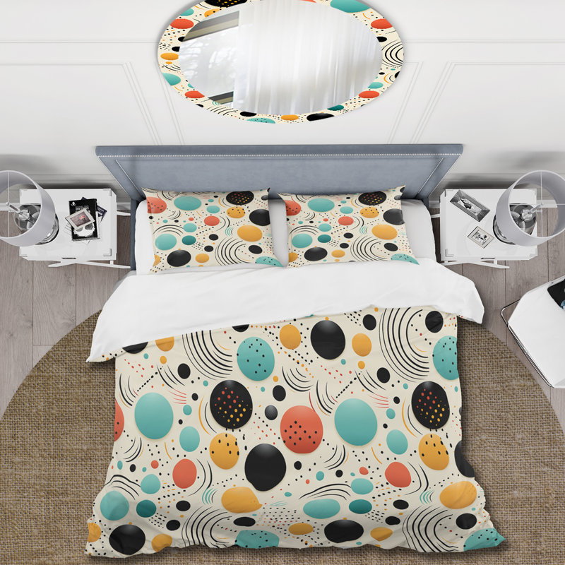 Ensemble de housse de couette en microfibre Tribal Fusion, Housse de couette simple + 1 taie décorative stan