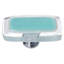 Poignée longue en verre de 2 po avec quincaillerie décorative Aqua-9467259-9467255