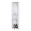 Armoire de bar d'angle à 3 niveaux avec support en verre