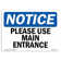 SignMission Please Use Main Entrance Sign | Wayfair