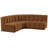 Hirah Upholstered Curved Sectional Reversible-89266562