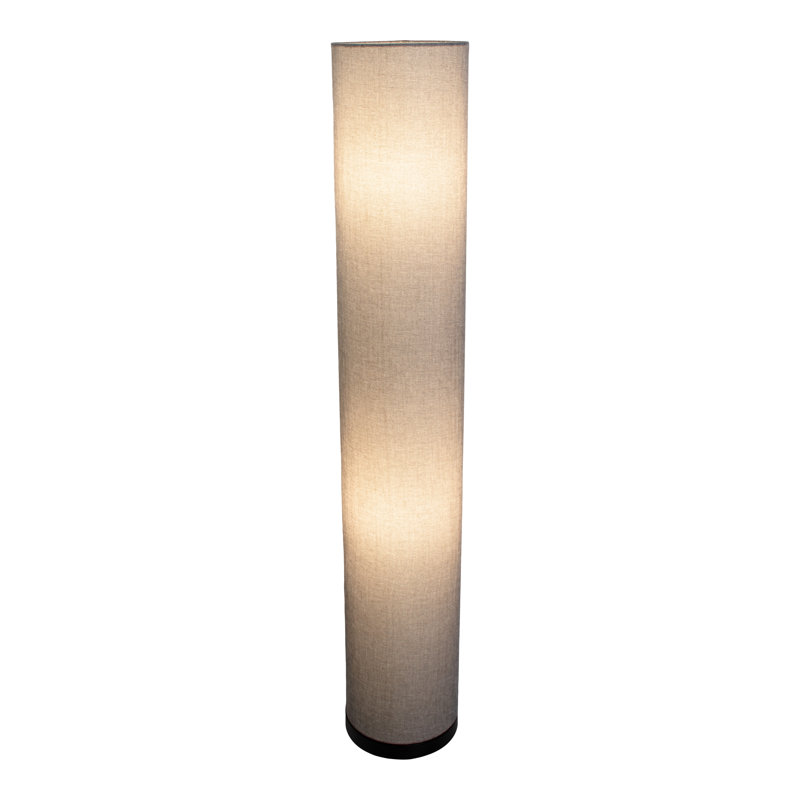 Abancourt 110cm Column Floor Lamp, Black