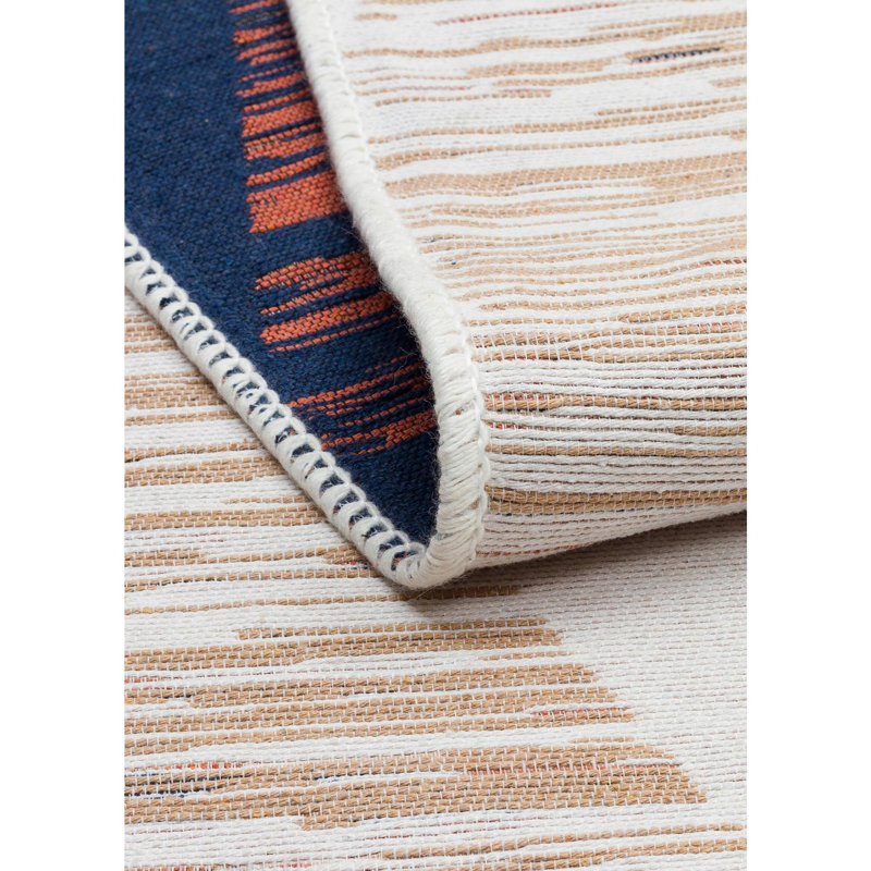 Selina Cotton Flatweave Area Rug, Rectangle 120 x 180cm