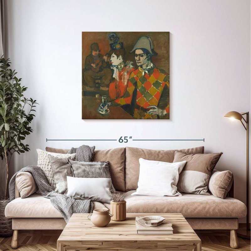 Leisha At The Lapin Agile, 36" H x 36" W
