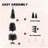 6ft Slim Xmas Tree with Plastic Stand-902064938