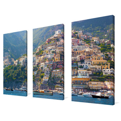 Positano, Amalfi Coast - Reproduction de photo sur toile tendue à images multiples