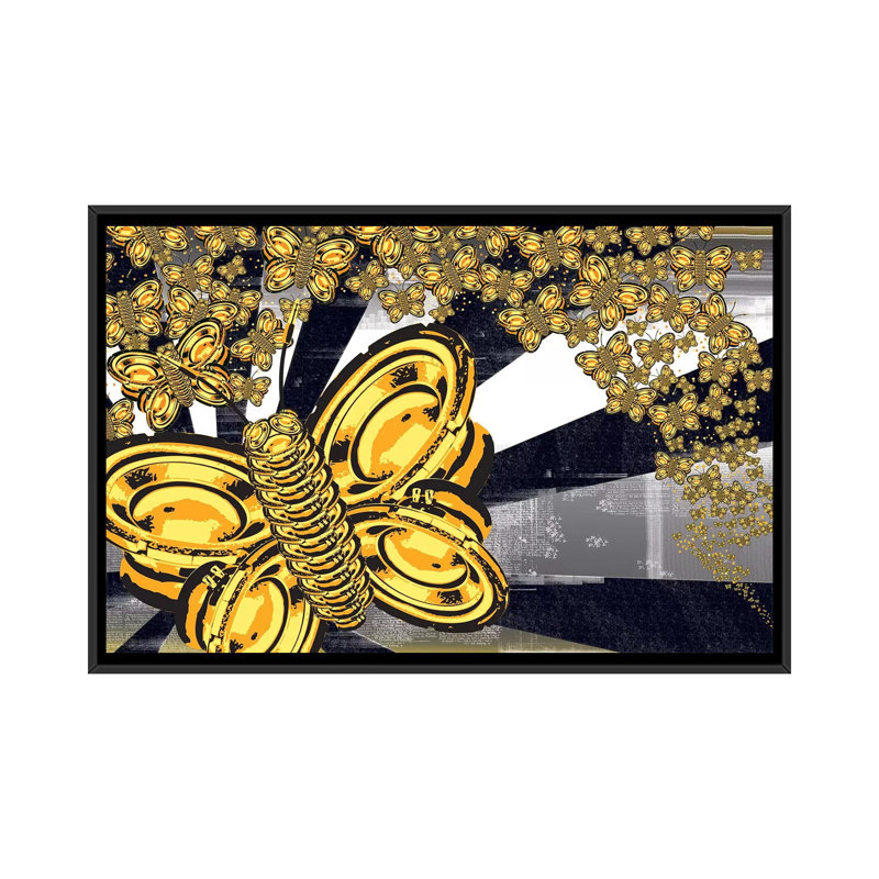 «Sound of Silence I», impression sur toile, H 18 po x l 26 po x P 1,5 po, Toile avec cadre noir, Pas de tapis