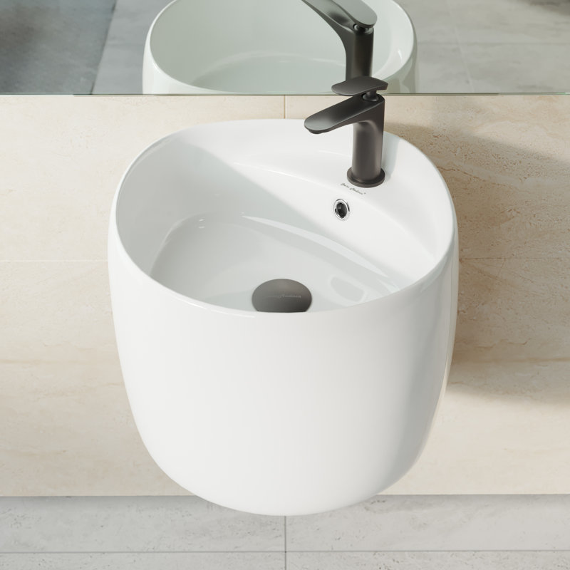 Ivy Wall-Mount Sink, Glossy White