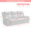 Bonachea 3 Seater Reclining Sofa-324681266