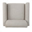 CLUB CHAIR, chaise en tissu