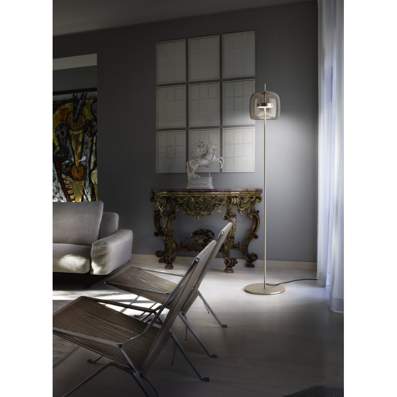 Jube Floor Lamp P Crystal Transparent Matt Gold 2 L2415 Ul, Crystal Transparent, 3000, Matte Black