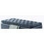 Banc en tissu gris avec rangement