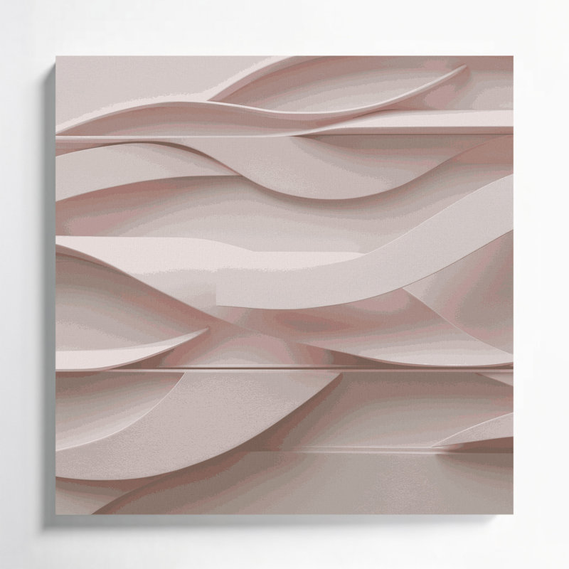Minimalisme 86, art mural sur toile grise, H 12 po x l 12 po