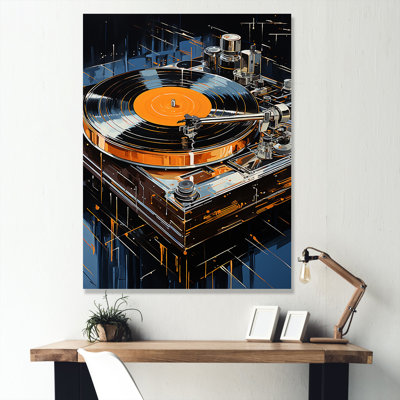 Art mural jaune et noir avec tournevis Brilliance