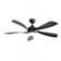 52 Inch Modern Ceiling Fan With 3 Colour Dimmable 5 ABS Blades Remote Control Reversible DC Motor With Led Light
