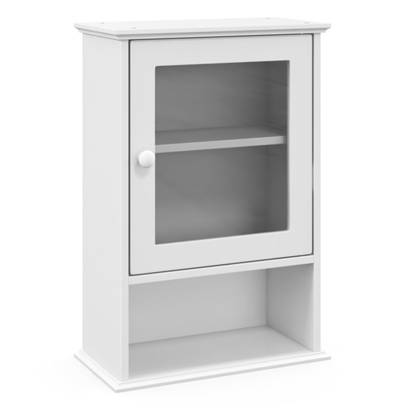 Amarrie Bathroom Cabinet, White