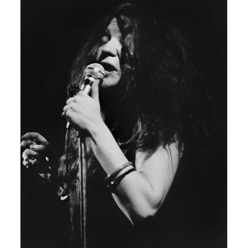 Janis Joplin: âme psychédélique - photographie non encadrée, L 8 po x H 10 po