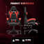 Reclining Gaming Chair with LED Lights and Headrest-1144560387