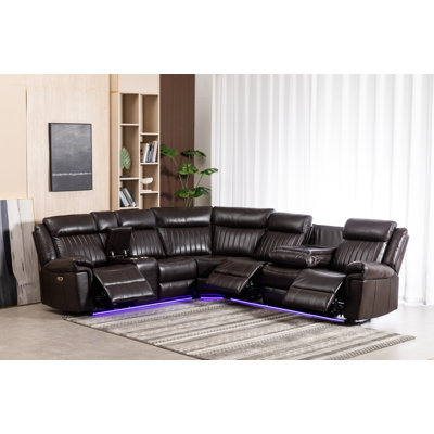 Arvard 3 - Piece Vegan Leather Sectional
