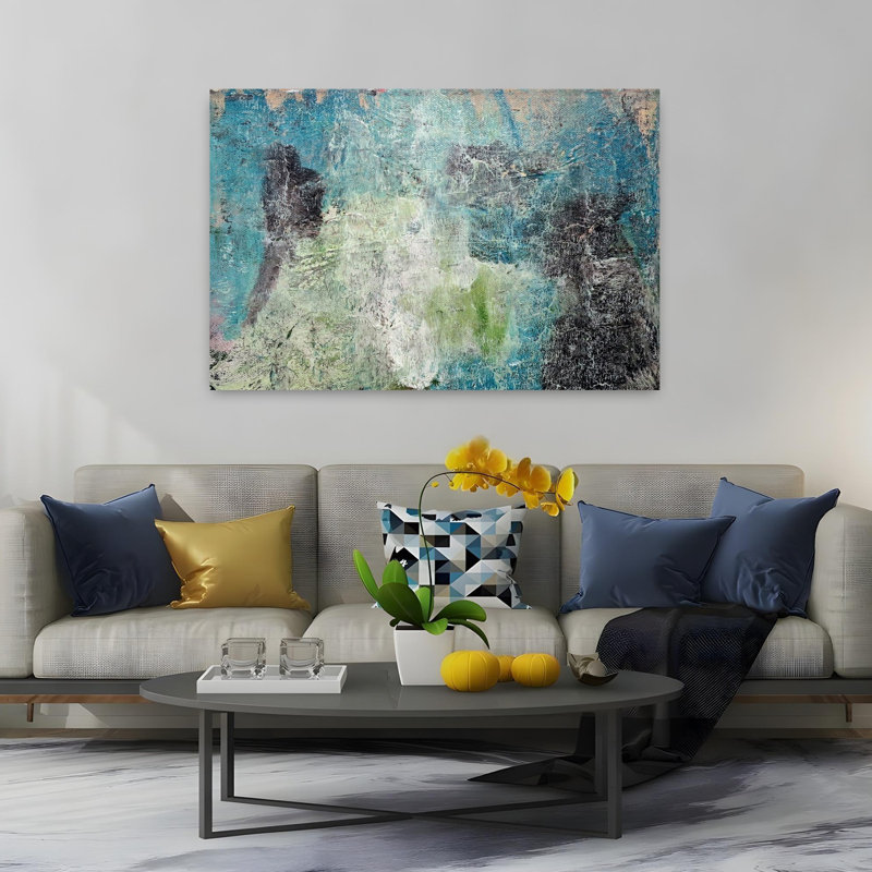 Ombre, art mural contemporain abstrait, H 40 po x l 60 po