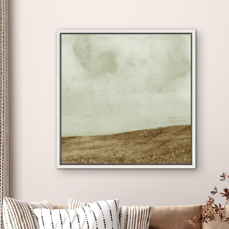 «Abstract Countryside Mountain», reproduction d'art sur toile, Blanc, H 24 po x l 24 po