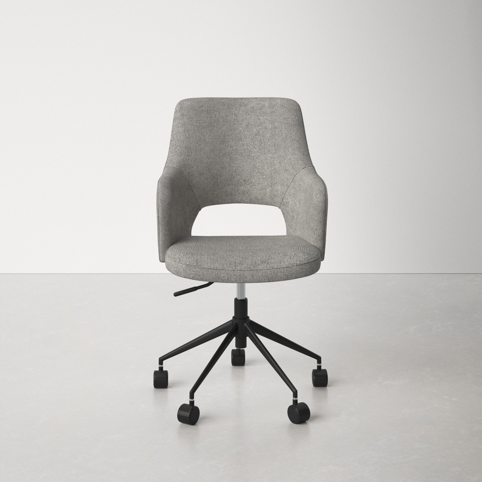 Shelter Swivel Office Chair, Light Gray