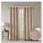 Knitted Jacquard Damask Total Blackout Grommet Top Curtain Panel(Only 1 Pc Panel)-755898365-755898355