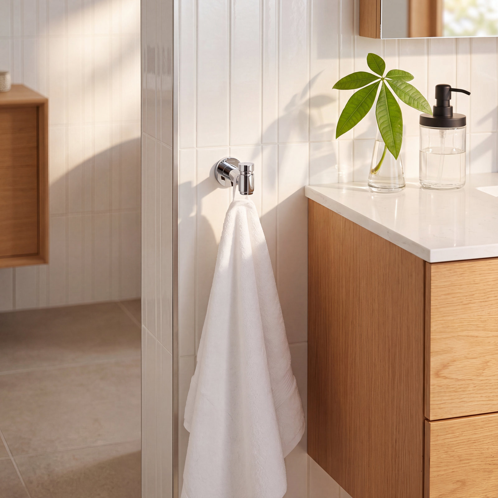 Talis S Wall-Mounted Tub Spout with Diverter, Chrome