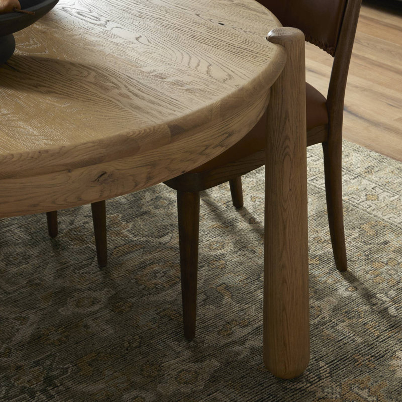 Salvador Dining Table, Smoked Oak