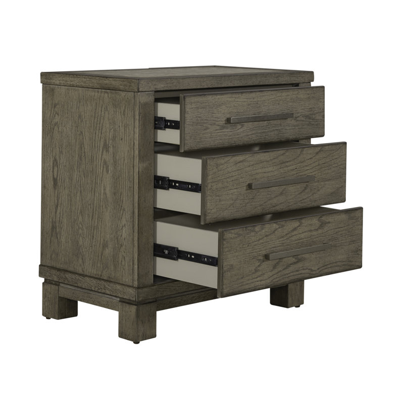 Dariane 3 Drawer Nightstand