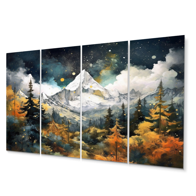 Rustic Abstract Wall Decor on Metal