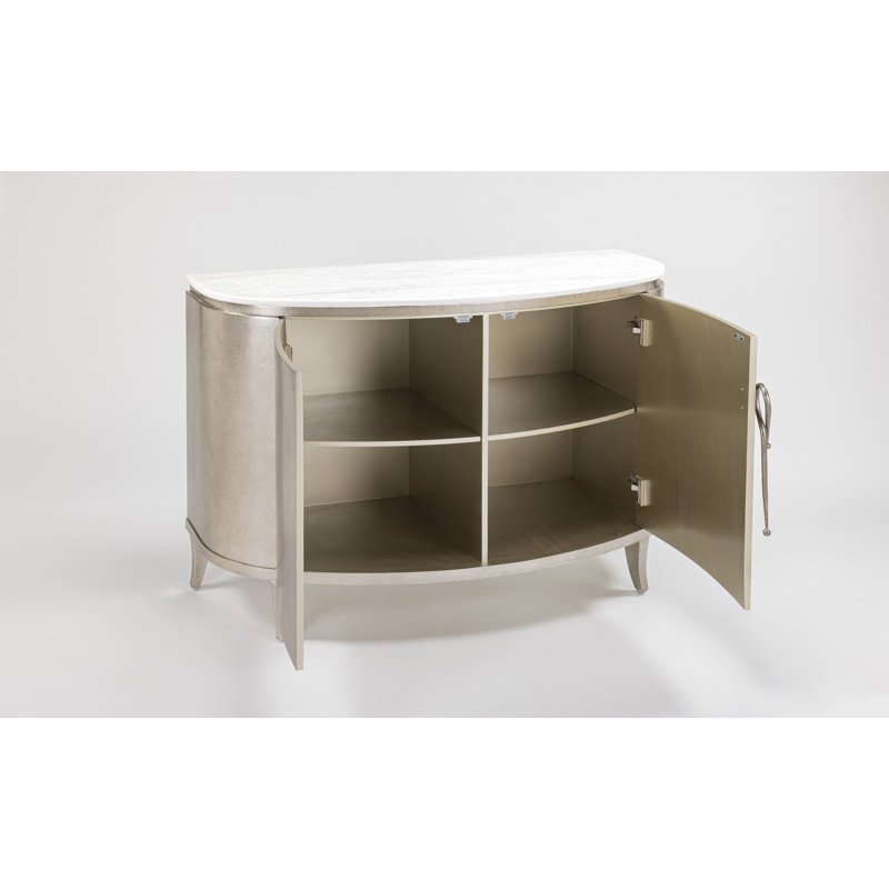 ACCENT CABINET, Silver