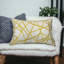 Housse de coussin réversible brodée