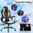 Dkelincs Gaming Chair Computer Chair With Lumbar Support And Flip-up Arms,headrest For Teen, White-2037733334