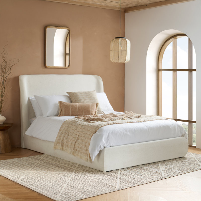 Bikari OTTOMAN BED CREAM, Double (4'6)