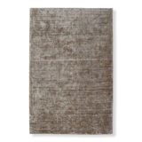 Hand-Loomed Lux Silk Linen Color Area Rug