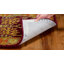 Tapis rouge en laine touffeté à la main Molter-588894712