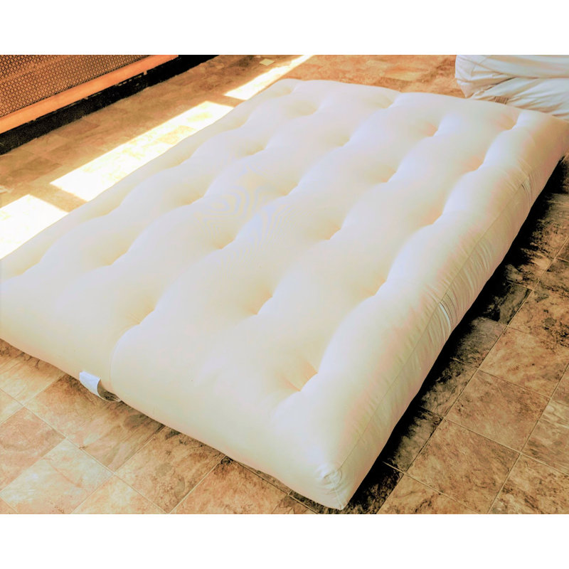Matelas de futon 5% coton et laine 5 ", Grand