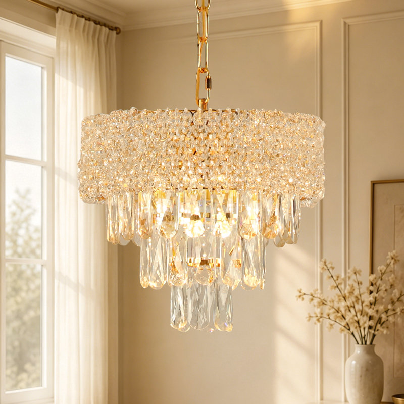 Ether 3 - Light Empire Crystal Drum Chandelier