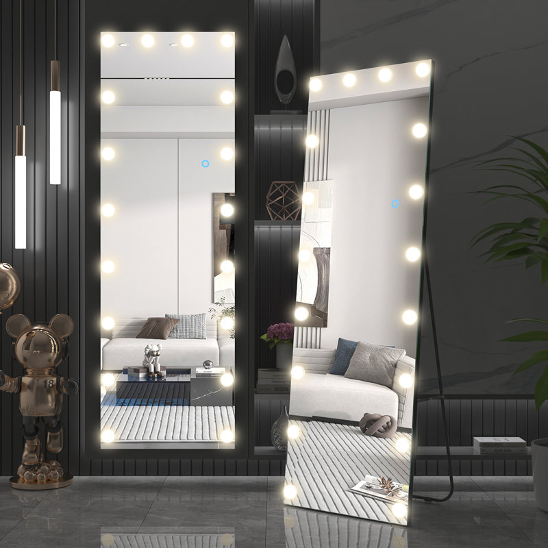 Beccaro Rectangle Mirror, Black