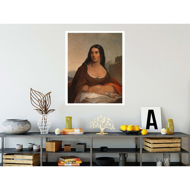 Pocahontas par Thomas Sully - Estampe numérique, H 40 po x l 32 po