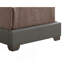 Lit décontracté confortable gris clair pour la détente