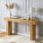 63" Solid Wood Console Table