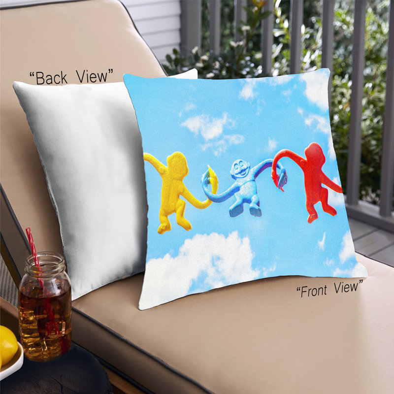 Coussin décoratif, Microsuède