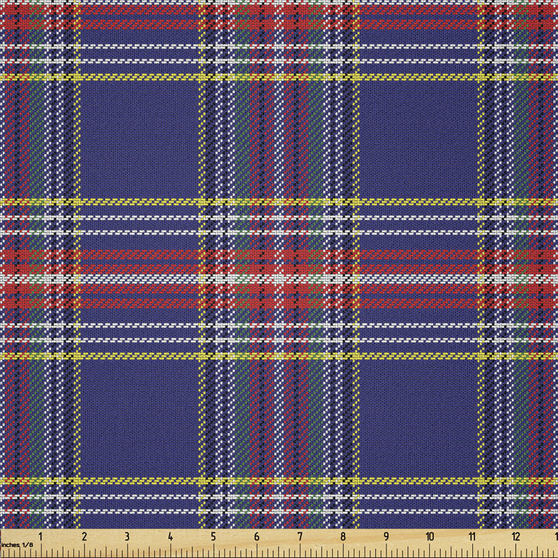 Dawni Old Fashioned Scottish Tartan Multi-Purpose Fabric